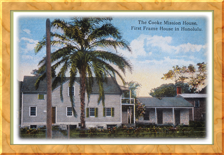 mission house museum postcard honolulu