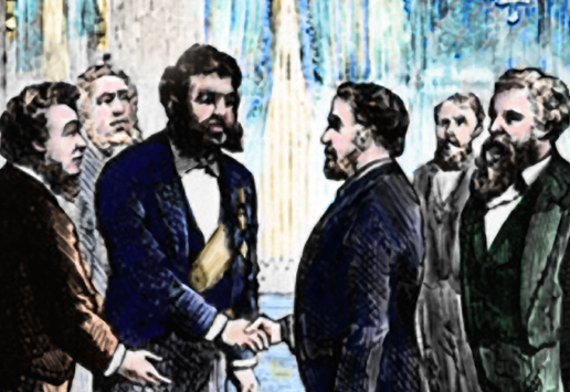 Kalakaua visits Washington dc in 1874